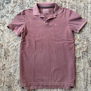 American Eagle Outfitters Mauve Polo Shirt